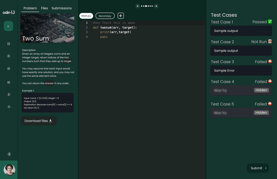 OdinClassroom - Making Computer Science Education Frictonless